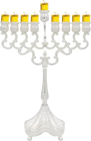 Majestic Giftware YE-HMU-1 شمعدان شانوكا الكلاسيكي المؤكسد، 30.48 سم × 17.78 سم، متعدد الألوان in Kuwait
