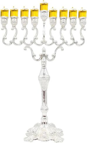Majestic Giftware YE-HMU-1 شمعدان شانوكا الكلاسيكي المؤكسد، 30.48 سم × 17.78 سم، متعدد الألوان in Kuwait