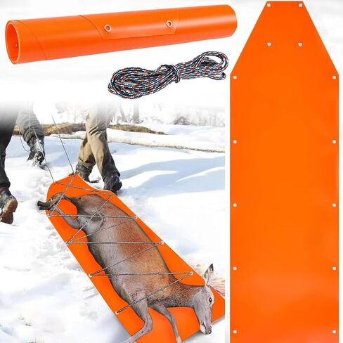 Deer Drag Sleds All-Purpose Utility Sled for Effortless Hauling of Ice Fishing Supplies, Firewood, Duck Hunting Gear, Fishing Equipment in Saudi Arabia