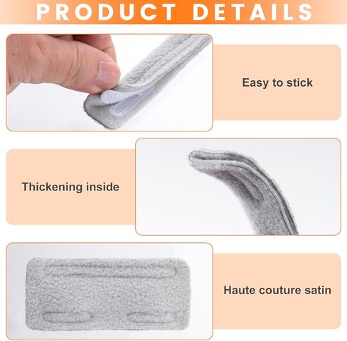 2Pcs Nasal Cannula Ear Cushions, Breathable Oxygen Ear Protectors for Oxygen Tubing, Soft Loop Design Comfort Ear Pads for Ear Pain Relieve, Eyeglasses, Oxygen Users - Grey in Saudi Arabia