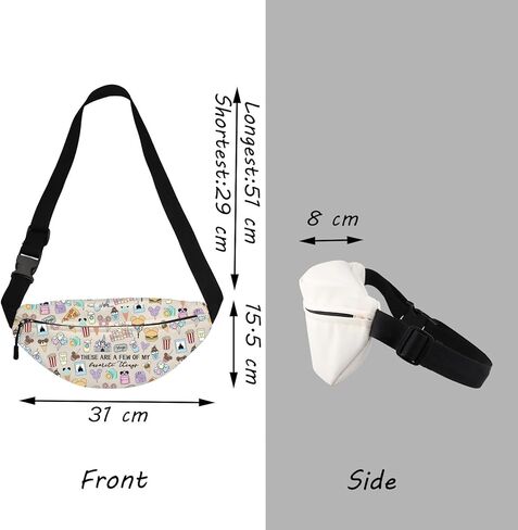 Magic Castle Waist Pack Family Vacation Trip Chest Bags Fairytale Fans Gift For Mouse Snack Lover (Snack Fb) in Saudi Arabia