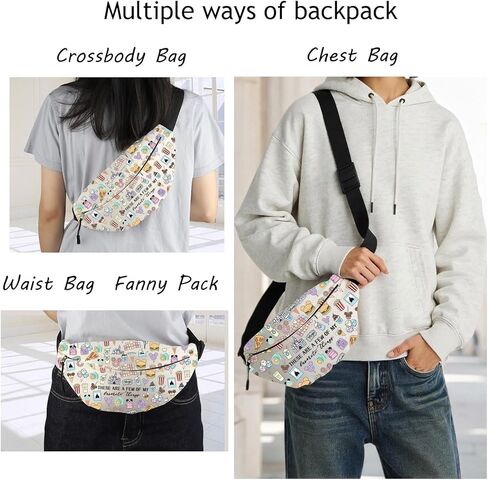 Magic Castle Waist Pack Family Vacation Trip Chest Bags Fairytale Fans Gift For Mouse Snack Lover (Snack Fb) in Saudi Arabia