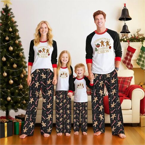 Family Christmas Pajamas Matching Sets, christmas pjs for Couples, Jammies for Family Photos & Holiday Celebrations in Saudi Arabia