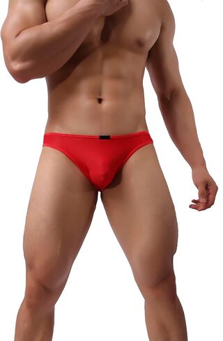 Men's Seamless Front Pouch Briefs Mens Tagless Bikini Underwear Sexy Low Rise Breathable Underpanties for Men in Saudi Arabia