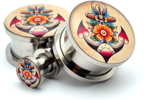 Screw On Traditional Anchor Picture Plugs - Sold As a Pair in Saudi Arabia