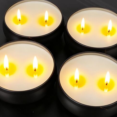 Mens Scented Candle Gift Set 4 Pack Men Candles for Home Scented, 24oz Soy Candle 240 Hour Mens Scented Candle Gift Set for Dad, Boyfriend, Husband Birthday, Valentine, Christmas, Anniversary Present in Saudi Arabia