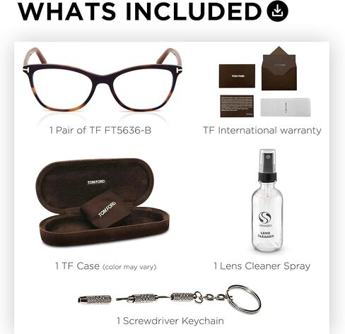Tom Ford FT5636-B Square Shape Eyeglass Frame With Luxury Eyewear Kit in Saudi Arabia
