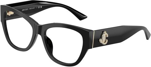 Elegant Black Jimmy Choo Rectangular Eyeglasses in Saudi Arabia