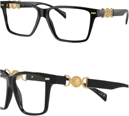 VERSACE VE3335 Medusa RECTANGLE Shape Eyeglass with Luxury Eyewear kit in Saudi Arabia