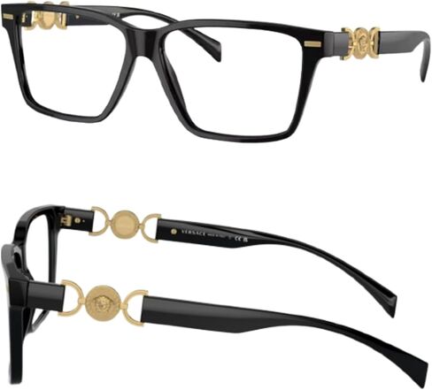 VERSACE VE3335 Medusa RECTANGLE Shape Eyeglass with Luxury Eyewear kit in Saudi Arabia