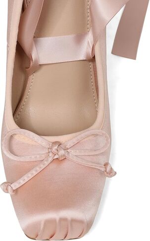 Oiamenne Women's Satin Ballerina Stiletto-Heels for Wedding and Dressy in Saudi Arabia