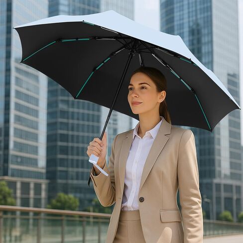 مظلة أوتوماتيكية مقاومة للرياح، مظلة الشاطئ ذات الفتح والإغلاق التلقائي لأساسيات السفر، حماية من الشمس والمطر in Saudi Arabia