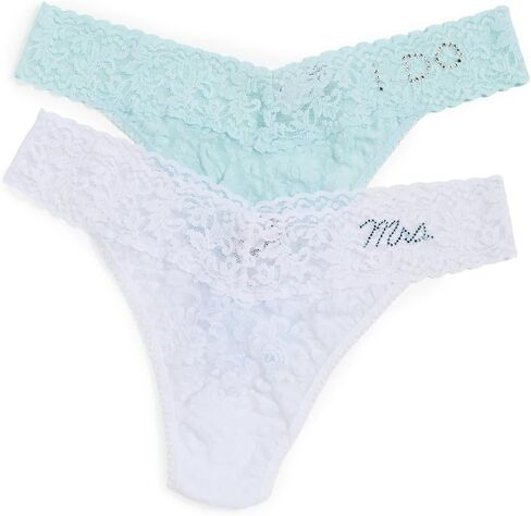 مجموعة صندوق ثونغ "I Do & Mrs Original Rise Thong" للسيدات من Hanky ​​Panky in Kuwait