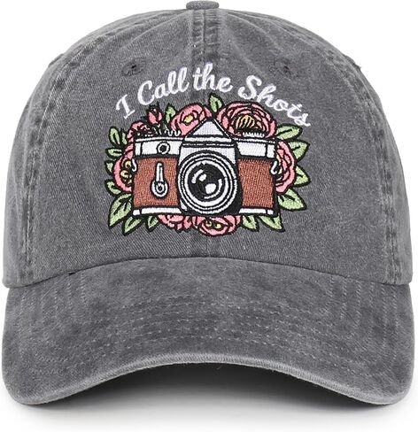 InnoBeta Photographer Gifts Cap for Women, Men - Camera - Adjustable Vintage Cotton Embroidered Hat - Photography Gift in Saudi Arabia