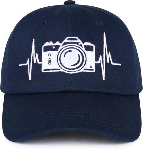 InnoBeta Photographer Gifts Cap for Women, Men - Camera - Adjustable Vintage Cotton Embroidered Hat - Photography Gift in Saudi Arabia