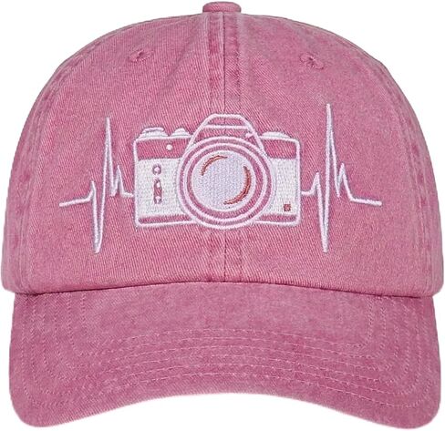InnoBeta Photographer Gifts Cap for Women, Men - Camera - Adjustable Vintage Cotton Embroidered Hat - Photography Gift in Saudi Arabia