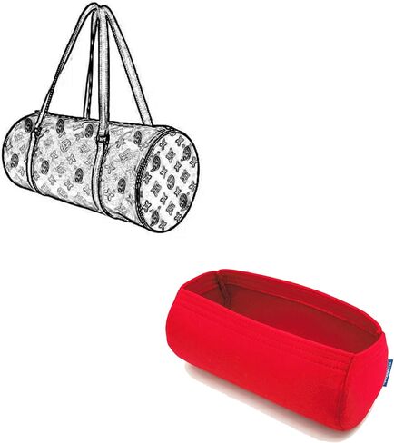 Papillon 30 organizer,Papillon 30 insert,Purse insert organizer.(Red-Papillon 30) in Saudi Arabia