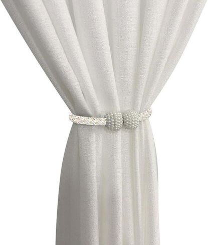 Curtain Tie Backs, 2 Pack Curtain Tie Backs Decorative Window Treatment Holdbacks for Home and Office Decoration in Saudi Arabia
