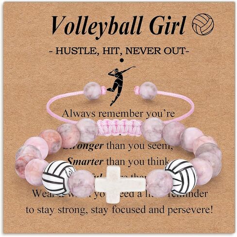 Cross Bracelet for Girls, Volleyball Basketball Soccer Softball Cross Bracelet Religious Jewelry for First Communion Baptism Christian in Saudi Arabia