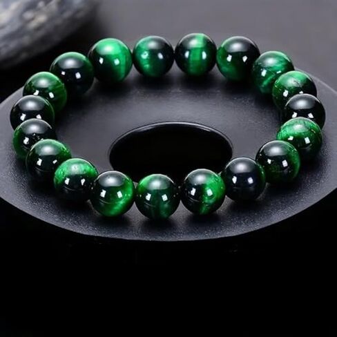 5A Grade Natural Crystal Gemstone Bracelet: Quartz Beads with Therapeutic Energy—Handmade Elastic Style for Boys & Girls in Saudi Arabia