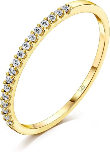 COCHARM 14K Solid Gold Rings Moissanite Promise Ring Gold Moissanite Engagement Ring for Women Moissanite Wedding band for Women Size 7-12 in Saudi Arabia