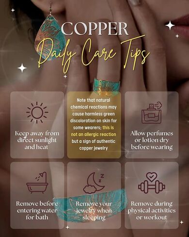 سوار الكفة المدبب من النحاس الصلب المصنوع يدويًا مع عزر الخزامى المحفور، الكفة النحاسية المدببة من زنجار ريفي in Kuwait