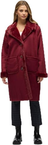 NVLT womens Nvlt Women’s Longline Faux Shearling Coat in Saudi Arabia