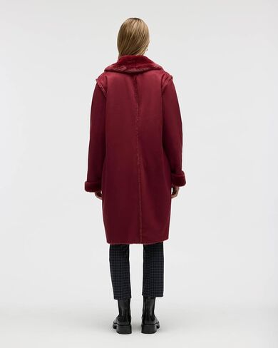 NVLT womens Nvlt Women’s Longline Faux Shearling Coat in Saudi Arabia