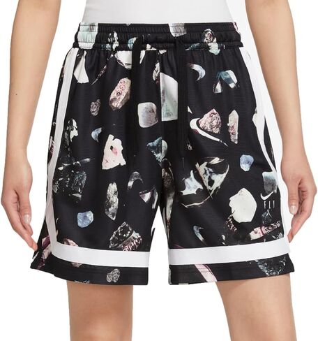Nike Women's Fly Crossover Printed Basketball Shorts Reflective X-Large in Saudi Arabia