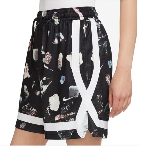 Nike Women's Fly Crossover Printed Basketball Shorts Reflective X-Large in Saudi Arabia