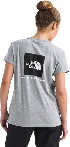 تي شيرت نسائي من The North Face Evolution Box NSE بأكمام قصيرة - تي شيرت برسومات الشعار، نسيج قطني، قميص يومي مناسب للاستخدام اليومي in Saudi Arabia