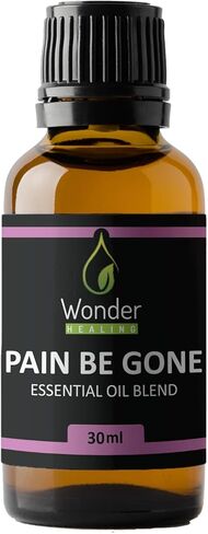 زيت Pain Be Gone العطري - زيت طبيعي بالكامل - (يشبه الباناواي) مصنوع من القرنفل والذهبيسوم والنعناع والشتاء الأخضر مع معدل نجاح مرتفع - بواسطة Wonder Healing (30 مل / 1 أونصة) in Kuwait