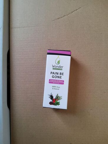 زيت Pain Be Gone العطري - زيت طبيعي بالكامل - (يشبه الباناواي) مصنوع من القرنفل والذهبيسوم والنعناع والشتاء الأخضر مع معدل نجاح مرتفع - بواسطة Wonder Healing (30 مل / 1 أونصة) in Kuwait