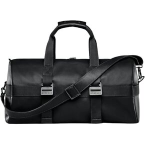Weekend Leather Bag Dolomites NW103 | Full-Grain Leather Duffel for Luggage, Carry-On, Weekender, Cabin Use (Black) in Saudi Arabia