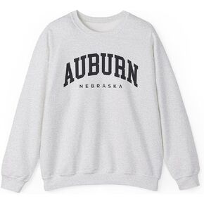 Auburn Nebraska Adult Unisex Crewneck Sweatshirt in Saudi Arabia