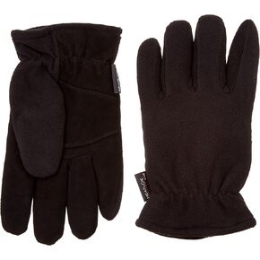 Thermal Gloves Split Deerskin Palm (Black, Small) in Saudi Arabia