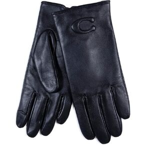 Coach Women's Tabby C Leather Glove in Saudi Arabia