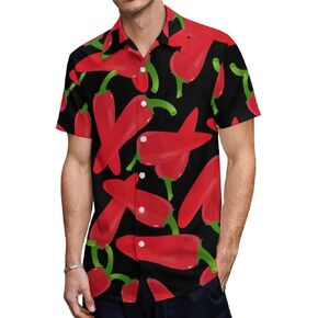 Horror Blood Splatter Men's Casual Button Down Short Sleeve Shirts, Quick Dry Party Shirts in Saudi Arabia