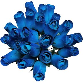 24 وردة حمراء خشبية صغيرة الحجم (أحمر، 1) in Kuwait