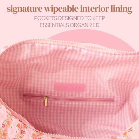 On-the-Go Quilted Weekender Bag Petal Parade Pink in Saudi Arabia