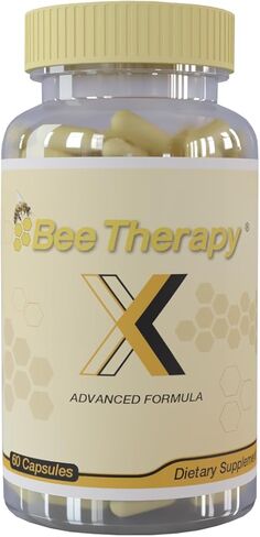 علاج Bee Veneno الجديد X - مكمل غذائي مع الجلوكوزامين ومزيج السم وعسل المانوكا - يدعم صحة المفاصل وحركتها وراحتها - مركب طبيعي ذو قوة إضافية - 60 كبسولة in Kuwait