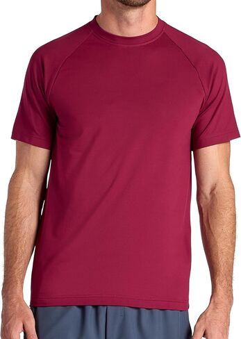 Gaiam Mens Supine Crewneck Top, Relaxed Fit, Stretch Midweight Material in Saudi Arabia