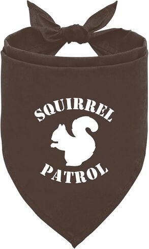 Squirrel Patrol Dog Bandana, Teal Dog Bandana, Funny Cute Dog Bandana, Dog Squirrel Bostume, Squirrel Costume for Dogs, Pet Dog Triangle Scarf, Dog Bandana for Small Medium Large Dogs (F44) in Kuwait