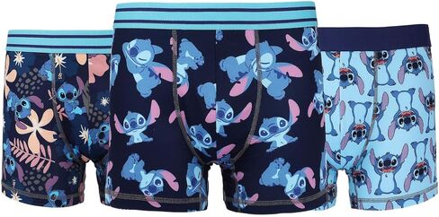 Bioworld Lilo & Stitch All-Over Stitch Character Prints Men's 3-Pack Boxer Briefs in Saudi Arabia