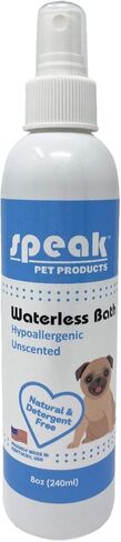 Natural Waterless Bath Spray, for Dogs, Soothing Cherry Almond Oatmeal, 8oz in Kuwait