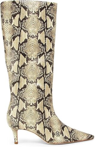 22élevé Croc-Embossed Leather Kitten-Heel Boots in Saudi Arabia