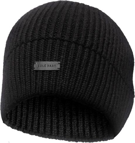 Cole Haan No-Cuff Winter Beanie Hat for Men and Touchscreen Knit Cold Weather Gloves Set in Saudi Arabia