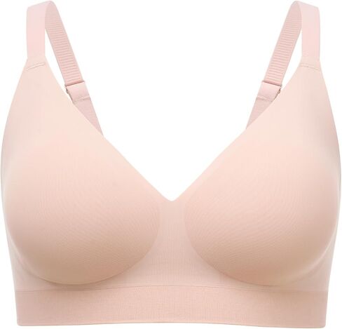 Momcozy CoolFit T-Shirt Jelly Bra for Women, Comfortable Wireless Everyday Bras with Semi-Fixed Pads in Saudi Arabia