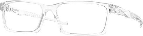 Oakley OX8060 Eyeglasses Bundle: OX 8060 OVERHEAD 806003 Overhead Polished Clear and Small Black leash Accessory kit in Saudi Arabia