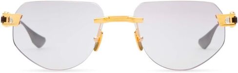 Dita GRAND-IMPERYN OPTICAL DT DTX164 A-01 Yellow Gold/Black Iron Metal Rimless Eyeglasses 56mm in Saudi Arabia